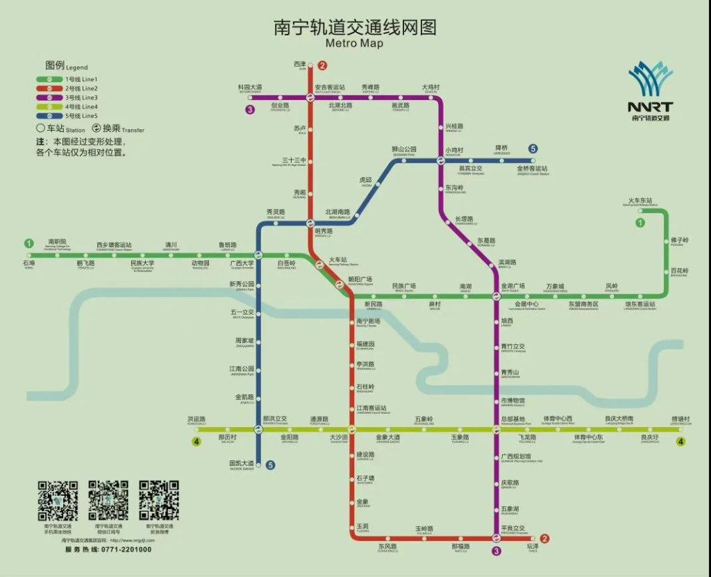 南宁地铁线路图最新版详解：线路规划、站点信息及未来发展趋势