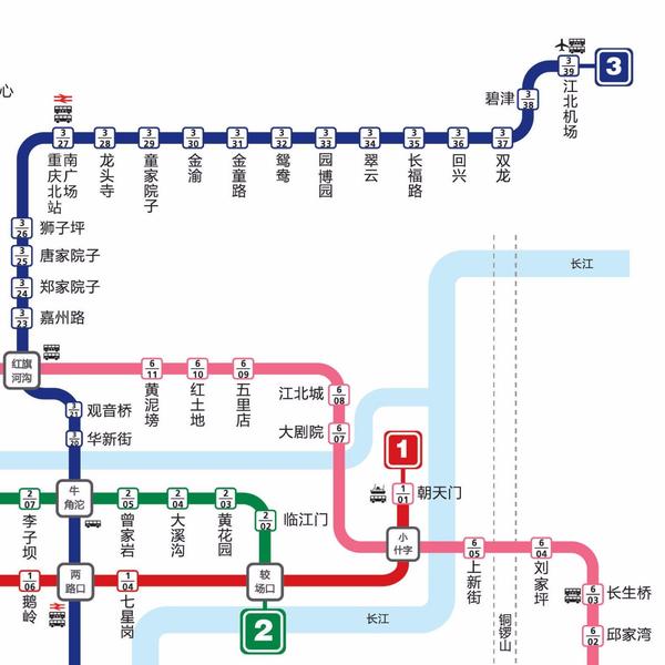 重庆3号线线路图最新详解：站点、换乘及未来规划